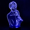 Акриловый светильник-ночник Гарри Поттер синий tty-n001570
