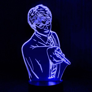 Акриловый светильник-ночник Гарри Поттер синий tty-n001570