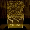 Акриловый светильник-ночник Губка Боб желтый tty-n000010