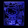 Акриловый светильник-ночник Хелоу Китти зимняя синий tty-n001262