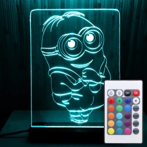 Акриловый светильник-ночник с пультом 16 цветов Миньон (Mignon) tty-n000045