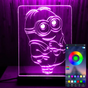 Акриловый светильник-ночник управление с телефона Миньон (Mignon) tty-n000720