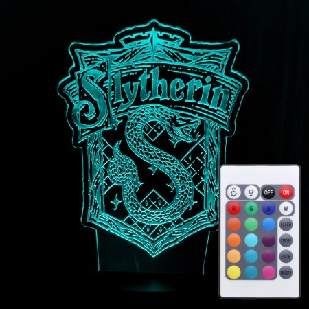 Акриловый светильник-ночник с пультом 16 цветов Слизерин tty-n001323