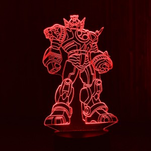 Акриловый светильник-ночник Трансформер красный tty-n001327
